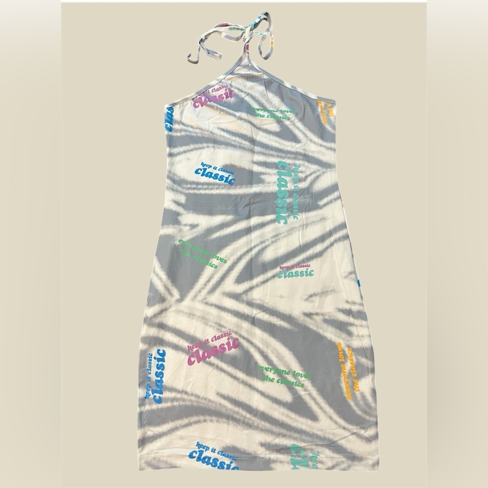 Women's backless dress, size S